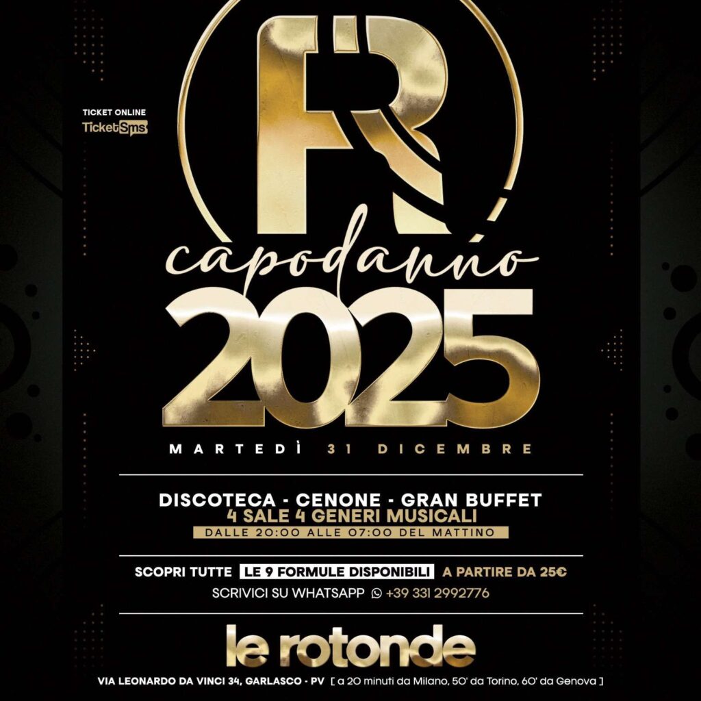 Capodanno le rotonde nye 2025 locandina