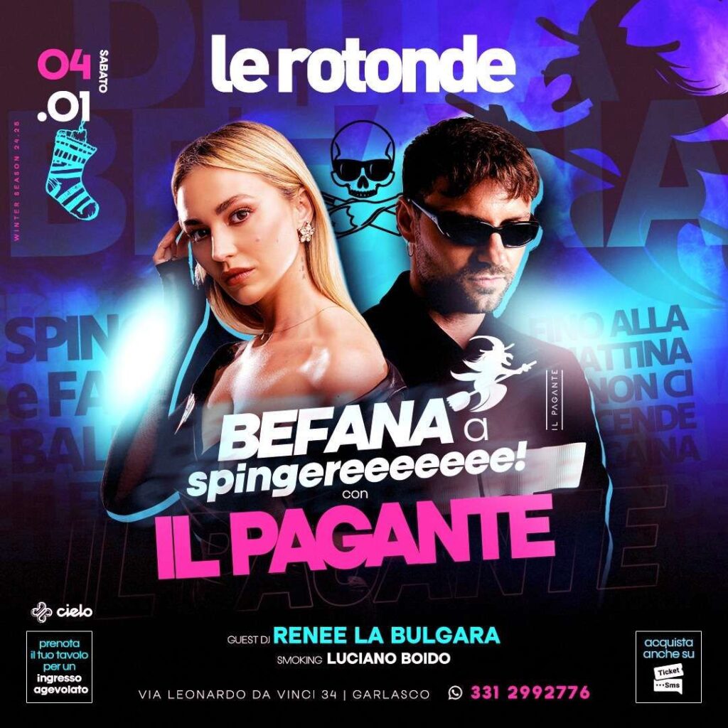 Il Pagante Discoteca Le Rotonde locandina