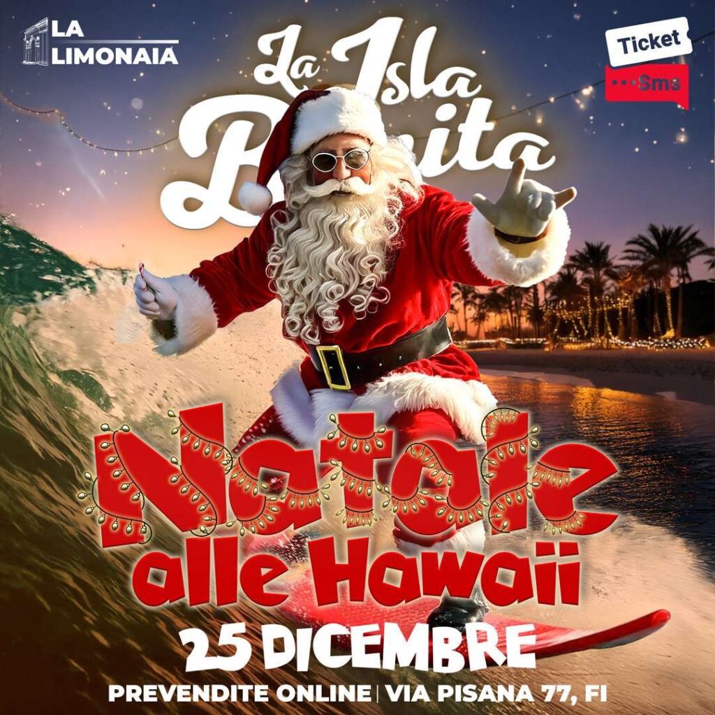 La isla bonita natale alle hawaii la limonaia strozzi locandina