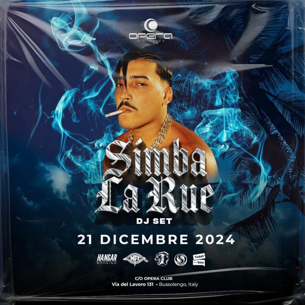 Simba la-rue opera disco club locandina