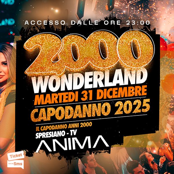 2000Wonderland Anima Club Odissea locandina