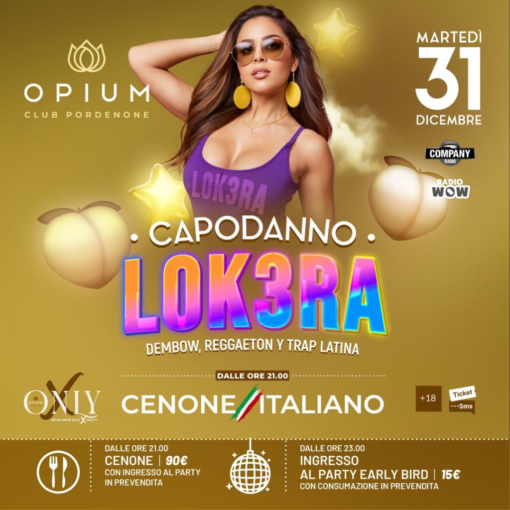 Capodanno Opium Opium Club locandina