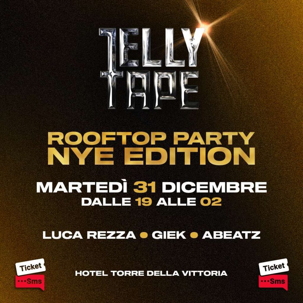 Jelly Tape Rooftop Party NYE Edition locandina